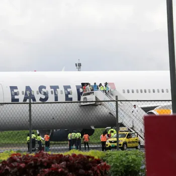 Plane carrying the deportees from US arrives Liberia