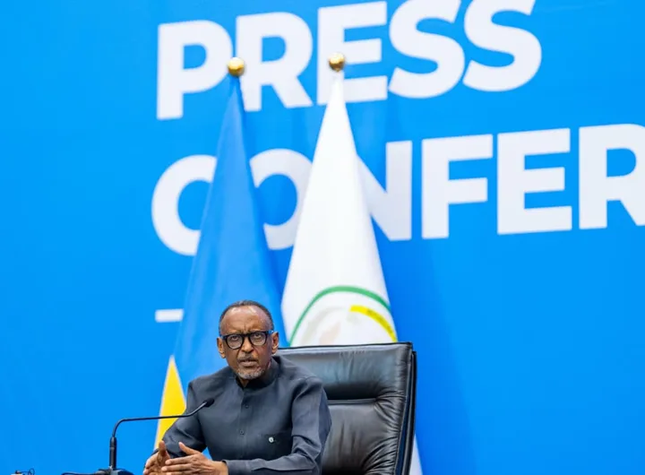 Kagame also condemned international sanctions against Rwanda/Photo: Instagram @paulkagame