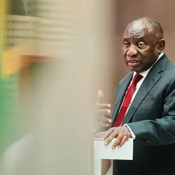 President Cyril Ramaphosa was a key part of the BRICS Summit in India/Photo: Getty