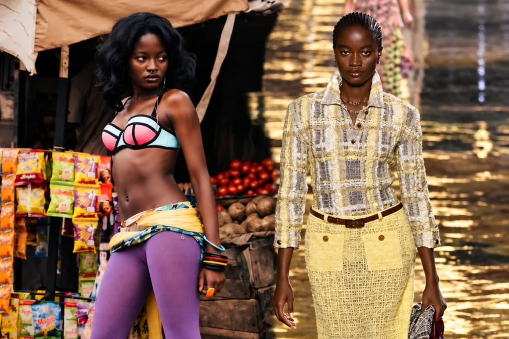 Rachel Ojuromi walked the global stage at Paris Fashion Week?Photo: Collage of Getty and Odey Ikpä