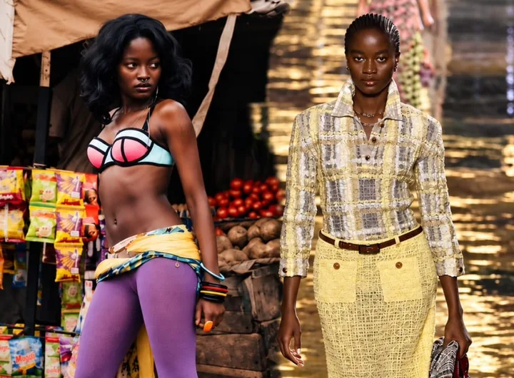 Rachel Ojuromi walked the global stage at Paris Fashion Week?Photo: Collage of Getty and Odey Ikpä