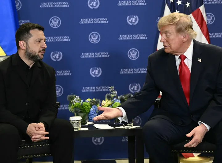 Trump and Zelensky/Getty