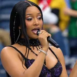 Ayra Starr performed some of her hit records during the NFL Halftime Show/Photo: Lionscrib