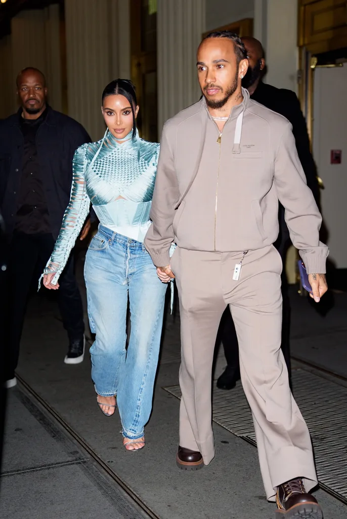Kim Kardashian and Lewis Hamilton spotted together/Photockgrid