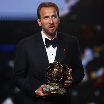 Harry Kane is the first English player since Michael Owen in 2001 to win the award/Photo: Reuters